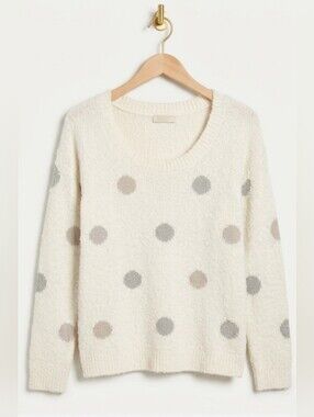 Lauren Conrad Polka Dot Sweater Size Large
